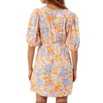 Billabong NWT Your Fav Puff Sleeve Floral Mini Dress X-Small Photo 3