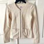 Anthropologie Rosie Neira cream zip up cardigan jacket Photo 1