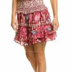 Jennifer Grace Jennifer & Grace Yellow Boho Summer Elastic Cotton  Mini Skirt Size L Photo 4