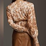 Anthropologie Tiny Valentina Long-Sleeve Printed Surplice Top (NEW) Photo 1