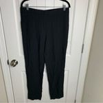 Chloé Chloe black pleated front straight‎ leg pants size 40 or size large US Photo 2