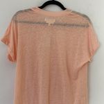 Lou & grey  for Loft peach linen tie front tee size small NWT Photo 3