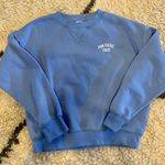 Blue crew neck sweatshirt “Mon Cherie Paris” Photo 0