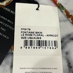Faithfull the Brand Faithful The Brand Fontaine Bikini Floral- Apricot Sz Small .  Photo 4
