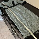 Little Mistress  Lace Midi Pencil Dress With Contrast Panel size 4 Photo 12