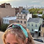 Pink & aqua paisley headband handmade necktie cottagecore granola girl hippie Blue Photo 1