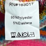 Princess Polly  Women's Multicolor Rainbow Striped Lace Up Sutton Crop Top Size 6 Photo 5