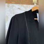 I by Iris Setlakwe Twinset, Contrast Stitch Trim size large Black Photo 3