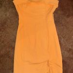 Strapless Orange Dress Size XS Photo 0