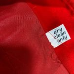 Pendleton Vintage 70s  Wool Blazer Collarless Button Down Bolero Red Womens S Photo 8