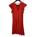 Three Dots  Dark Pink Short Sleeve Dress Small Photo 1