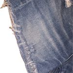 American Eagle Outfitters Blue Mom Jean Shorts Distressed Cut-Off High Waist 4 Photo 3