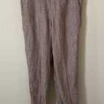 J.Jill 100% linen pull on pants Beechnut Photo 0