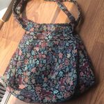Source Unknown Vintage Y2K Handbag Purse Floral Versatile Velcro Blue Red Women’s Accessories Photo 5