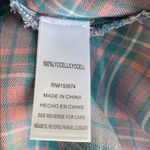 Billy T Plaid Maxi Dress in Blue/Pink Blue Size M Photo 5