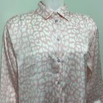ZARA “Satin Effect” Pink Leopard Blouse Photo 8