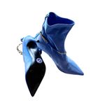 Guess NEW  Womens Forsta Satin Pointed Toe Ankle Boots Photo 5