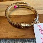 Betsey Johnson Authentic  Teacher School Brown Gold Pencil Bracelet Nwt Photo 2