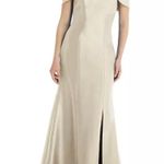 Alfred Sung Bow-Back Off-The-Shoulder Gown Photo 0