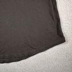 Old Navy  Luxe Womens S Tall Black Short Sleeve Thin Round Hem Tee T-shirt Top Photo 5