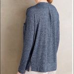 Anthropologie Pure and Good blue marbled long sleeved top Photo 7