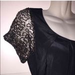 BCBGeneration BCBG Back Cutout Sheer Sleeve Romper Black XXS Photo 4