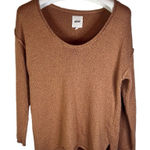 Aerie ‎ Oversized Womens Inside Out Scoop Neck Sweater Size Small Cotton Casual Photo 0