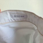 AGOLDE  Women’s White Size 29 White Distressed Raw Hem Sophie Crop Jeans Photo 7