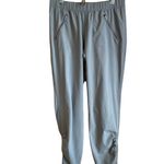 Athleta ‎ Light Grey Aspire Ankle Adjustable Jogger Sz 6 Tall Photo 2