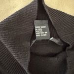 Tracy M Black Cotton Blend Turtleneck Sweater with Zipper Accents. Size S Photo 8
