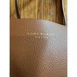 Tory Burch  Tote Bag Womens Perry Large Brown Pebbled Leather Triple Compartment Photo 1