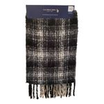 U.S. Polo Assn. Nwt Plaid Knit Scarf Fringe Unisex Winter Snow Snowboarding Ski Photo 1