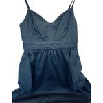 Donna Morgan NWT Shirred Midi Dress  For Maggy‎ Shirring At The Waist Sz 12 Black Photo 7