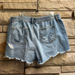 Aerie  Daydream Denim Shorts Distressed Medium Wash XL 12/21 cut Photo 2
