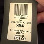 Eileen Fisher  Viscose Jersey Dress & Hi-Back V-Neck Knee Length USA Navy NWT XS Photo 5