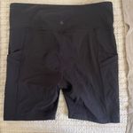 prAna  Black Women's Bike Shorts high waisted size large Photo 0