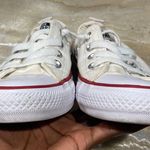 Converse All Star Low Tops Lace Up White Shoes Women’s 7 Photo 0