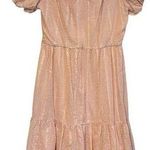 Calvin Klein  Light Pink Poofy Sleeve Above The Knee Mini Dress Size 8 Photo 0