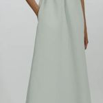 Amsale Kiernan Champagne Bridesmaid Dress Green Size 6 Photo 0