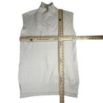 Magaschoni  White Sleeveless Sweater Vest  Size Medium Photo 4