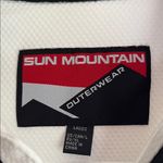 Sun Mountain Women's White‎ Athletic Pullover Sweatshirt Woman’s Size Large White Photo 1