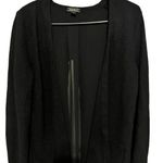 Lucky Brand  black long sleeve cardigan size medium Photo 0