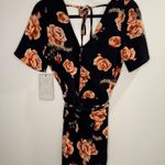 1st Kiss Floral Short Sleeve Women’s Romper - Size M NWT Photo 3