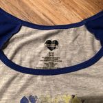 Hard Candy Royal blue and gray skull baseball tee Photo 2