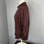 American Eagle  Outfitters Mauve Button Down Shirt Photo 2