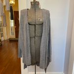 Free People  TGIF Slouchy High-Low Snap Front Cardigan in Heather Gray Size XS Photo 1