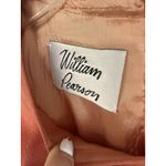 Vintage William Pearson Dress Womens 12 Long Sleeve Lined Bow 90s Orange Photo 5