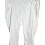  White Jeans Size 24W Democracy Absolution Cropped Jeans Photo 0