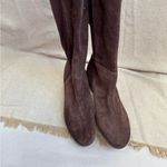 Lucky Brand  Women's Brown Suede Calypso Over the Knee Boots Size 5.5M 36 Photo 2