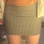 SheIn Grid Pattern Skirt  Photo 0